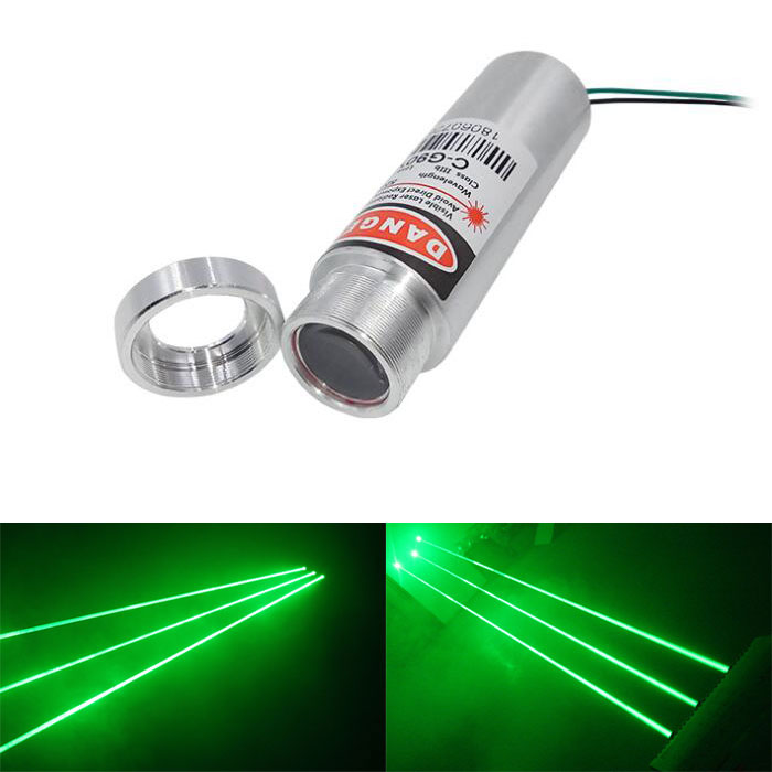 515nm 60mW Thick 레이저 빔 Bar Laser Show 녹색 Laser Head - Click Image to Close